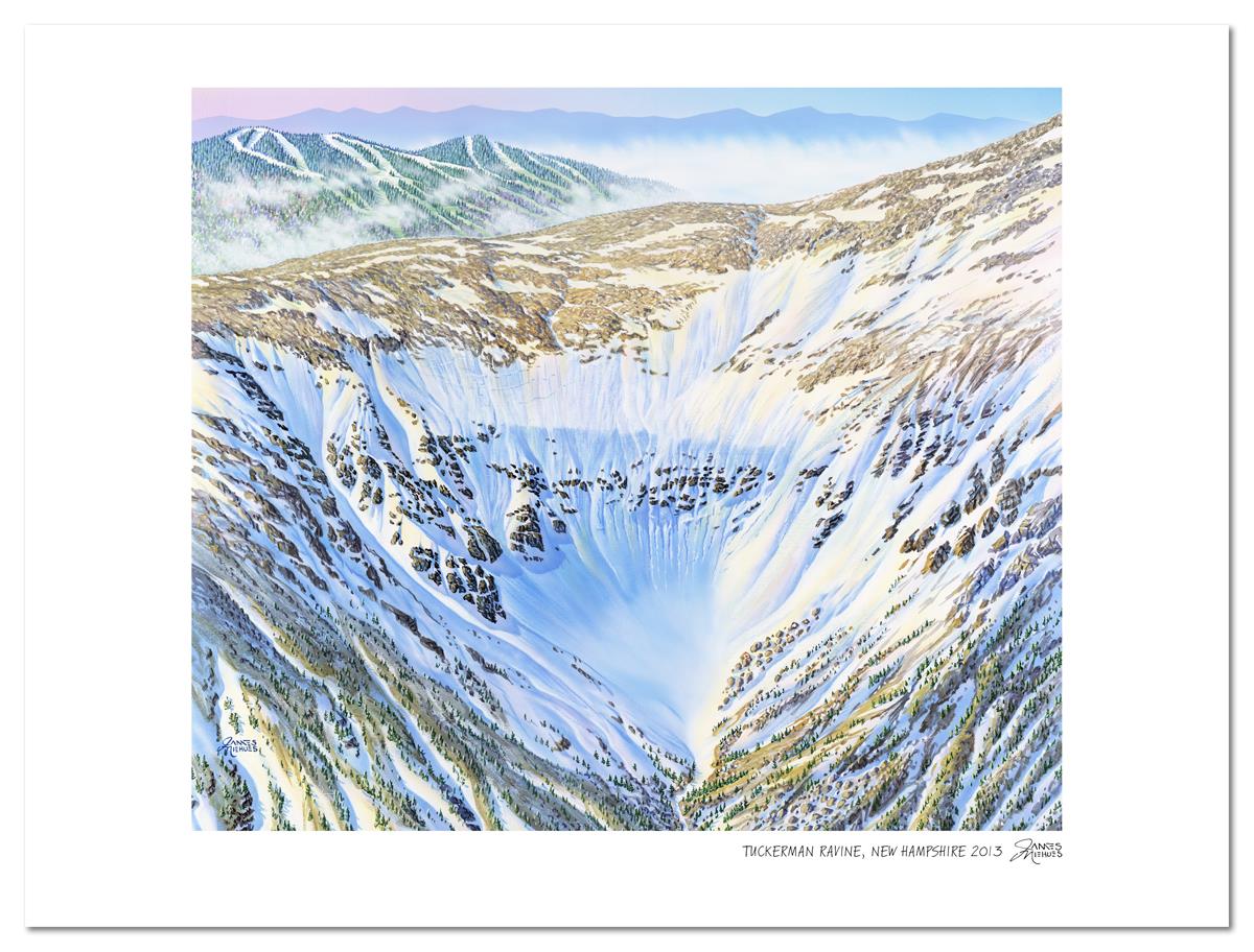 Tuckerman Ravine Ski Map