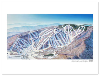 Holiday Valley Ski Map