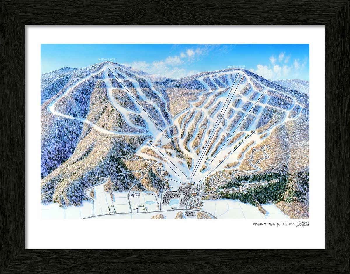 Windham Ski Map