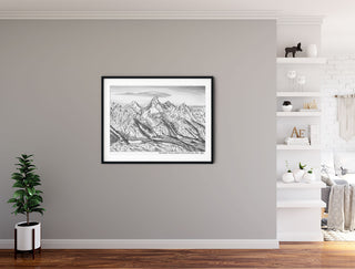 Grand Teton National Park Sketch
