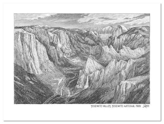 Yosemite National Park Sketch