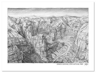 Zion National Park Sketch