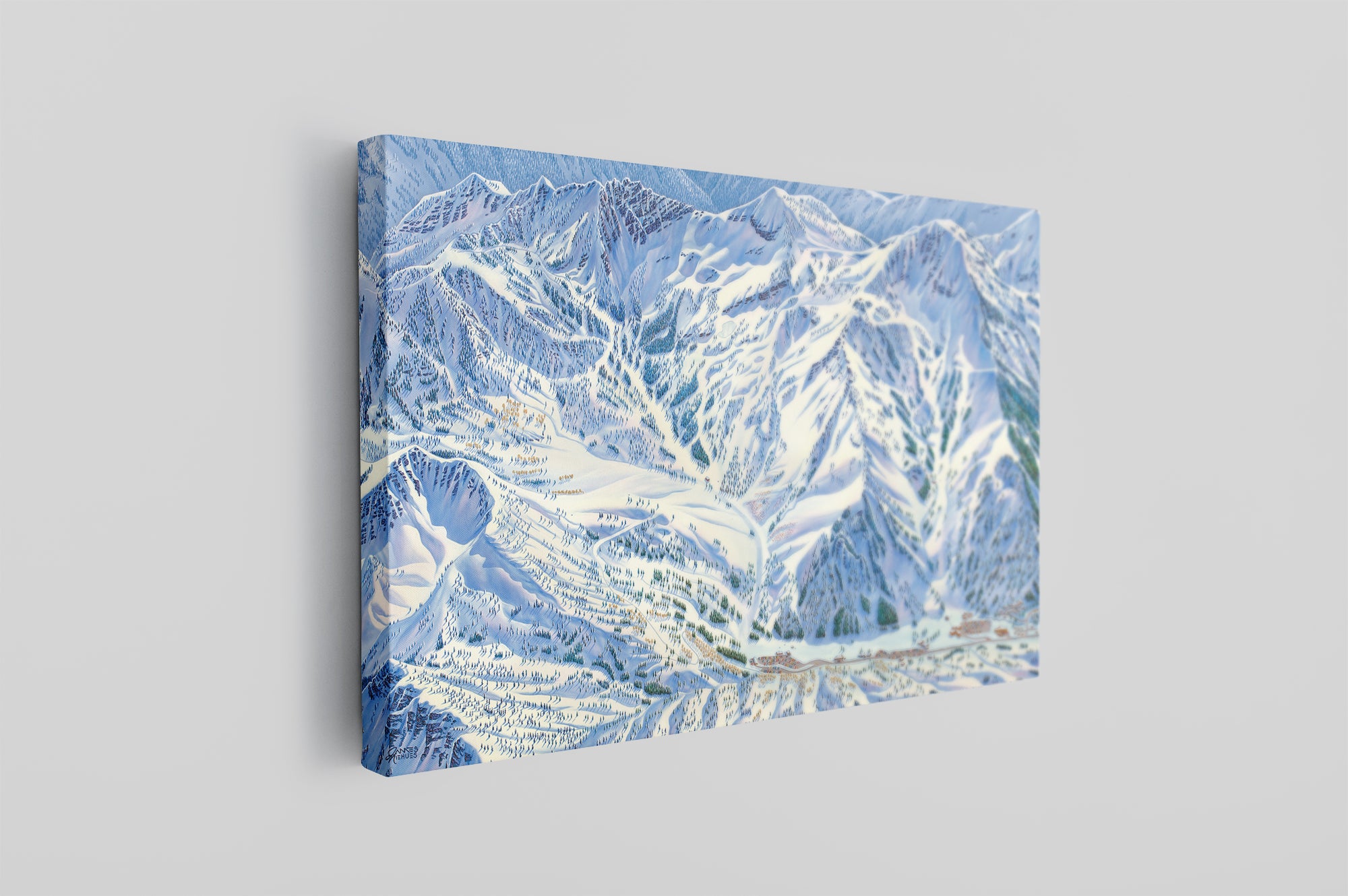 Signed Limited Edition 2017 Alta Canvas