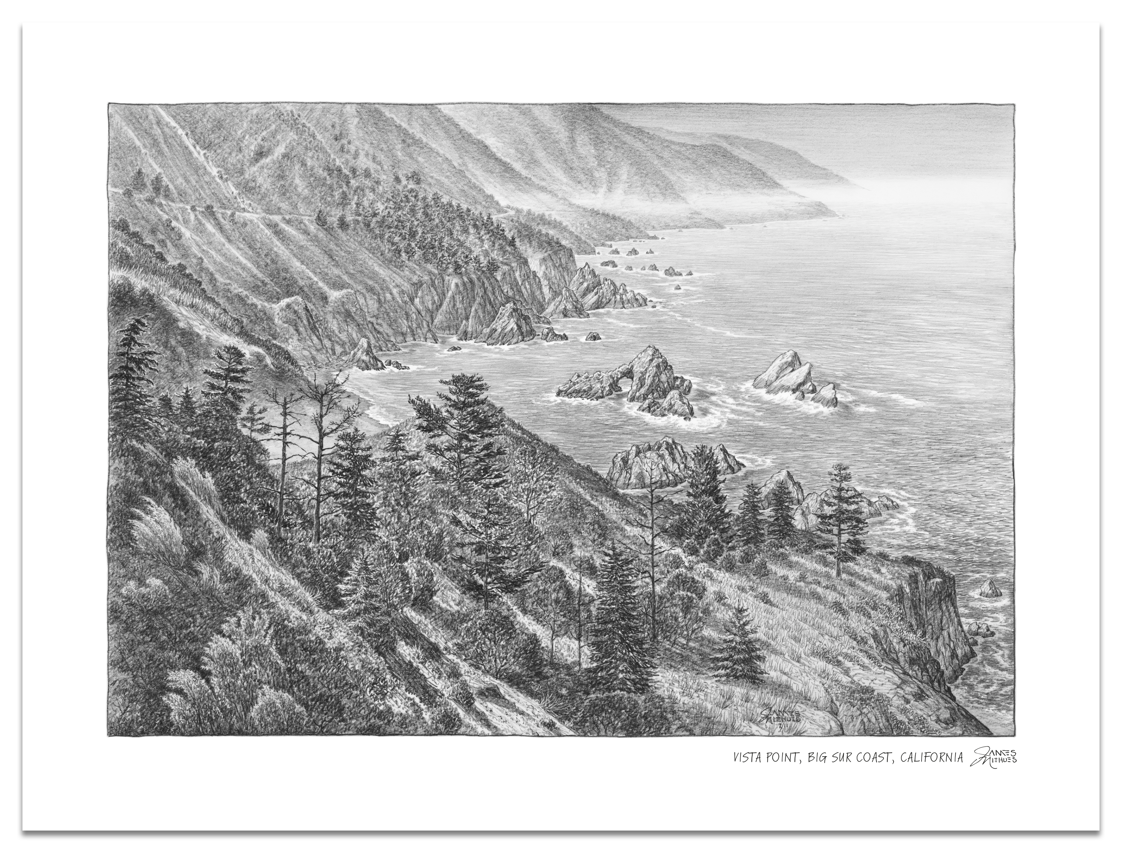 Big Sur Sketch