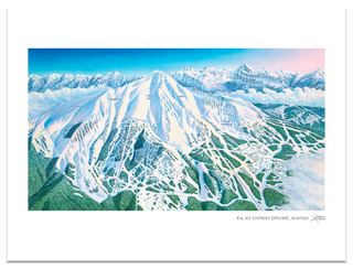 Big Sky Southern Exposure Ski Map