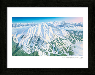 Big Sky Southern Exposure Ski Map