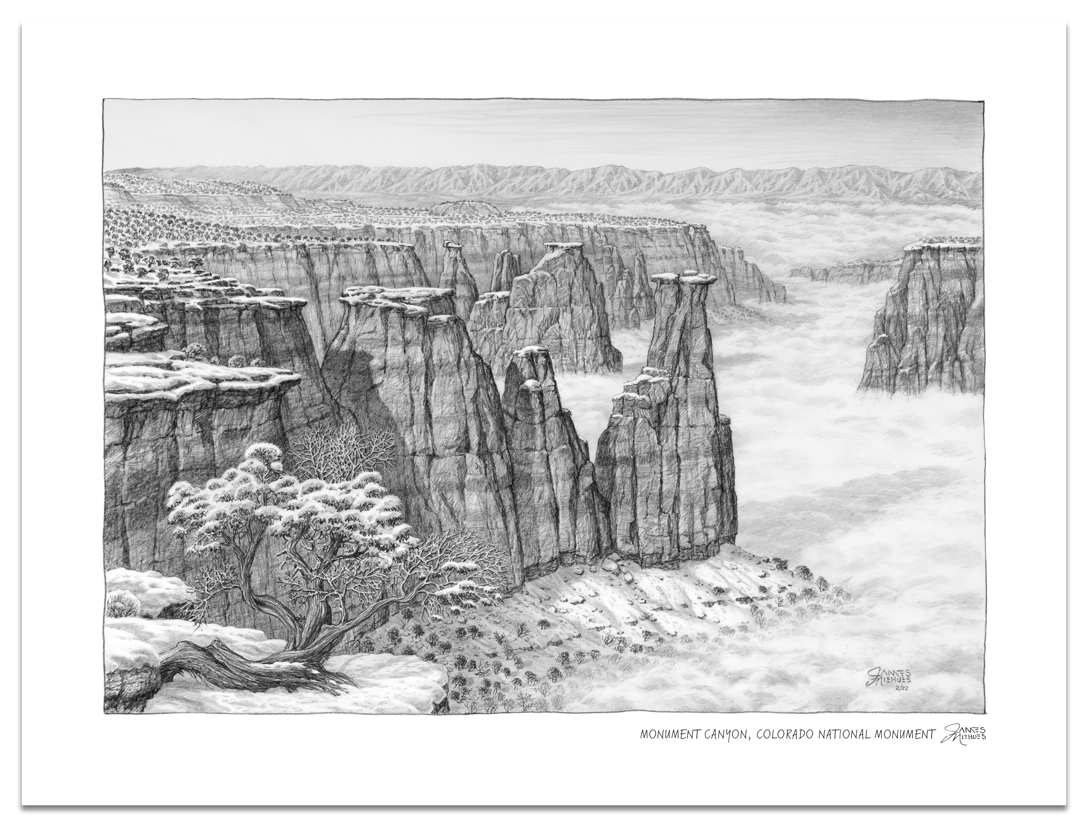 Colorado National Monument Sketch