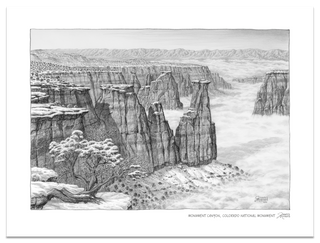 Colorado National Monument Sketch