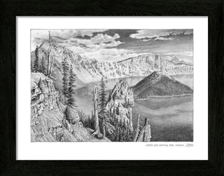 Crater Lake National Park Sketch