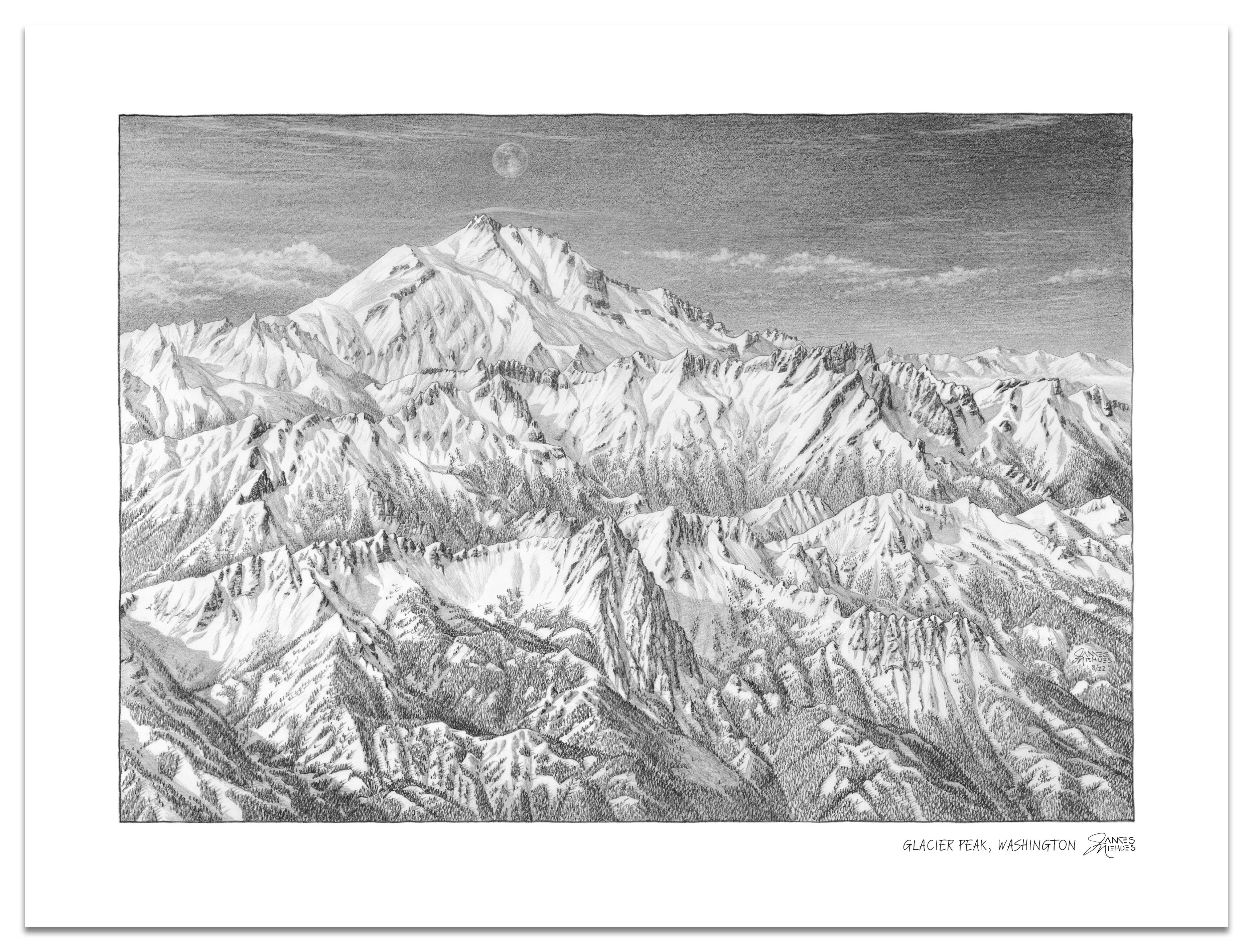 Glacier Peak Sketch