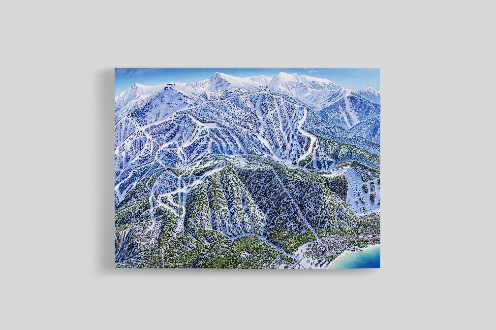 Heavenly Mountain Ski Map