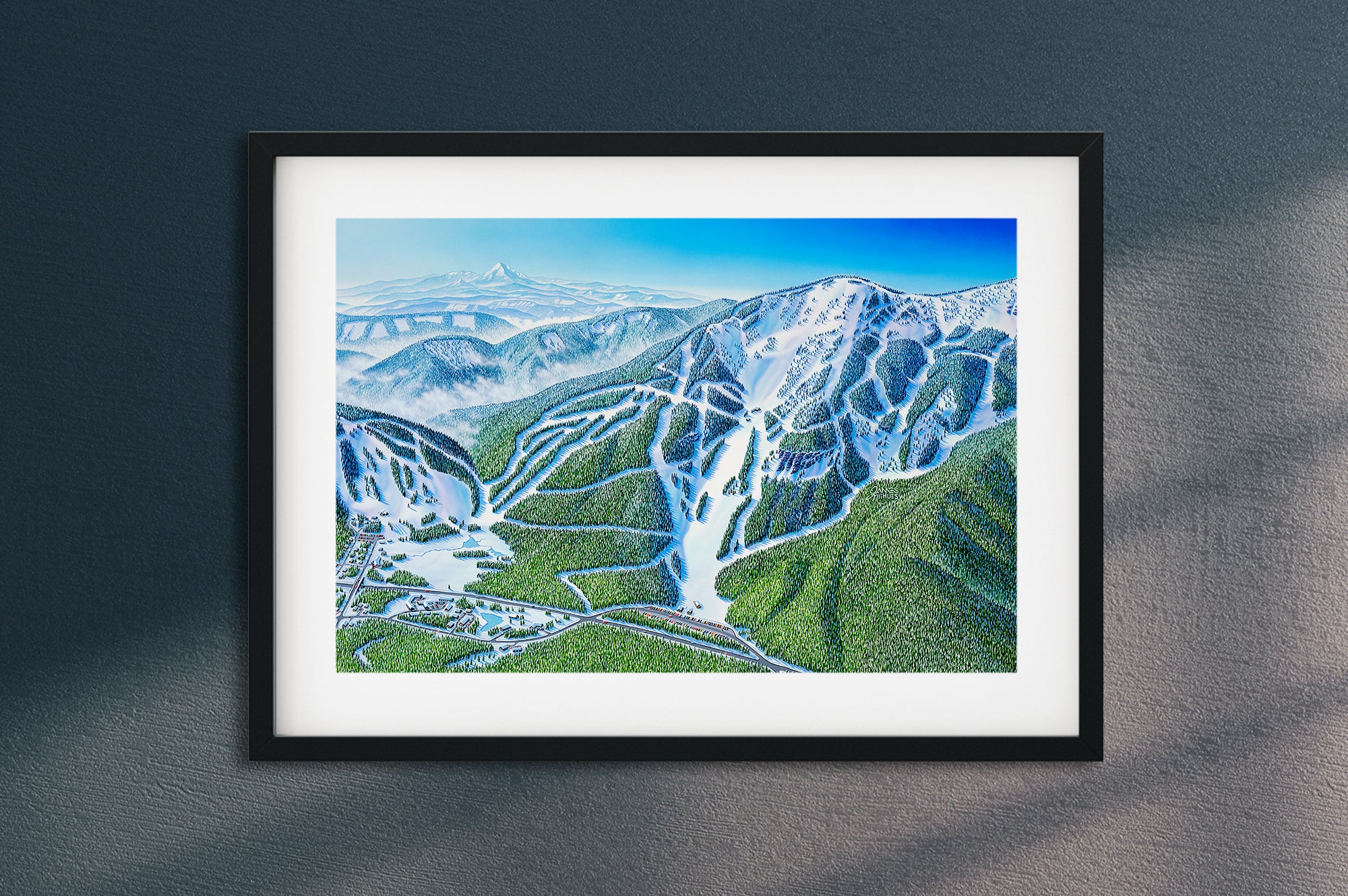 Original Mount Hood Ski Bowl 2006 Painting