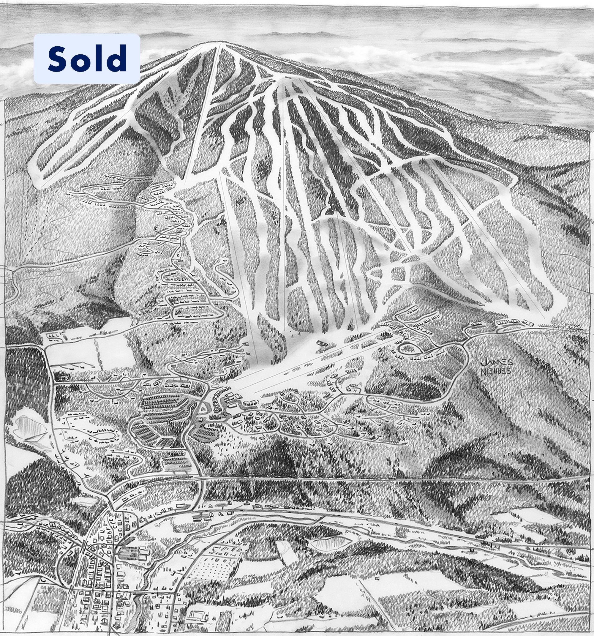 Original Okemo 1994 Sketch