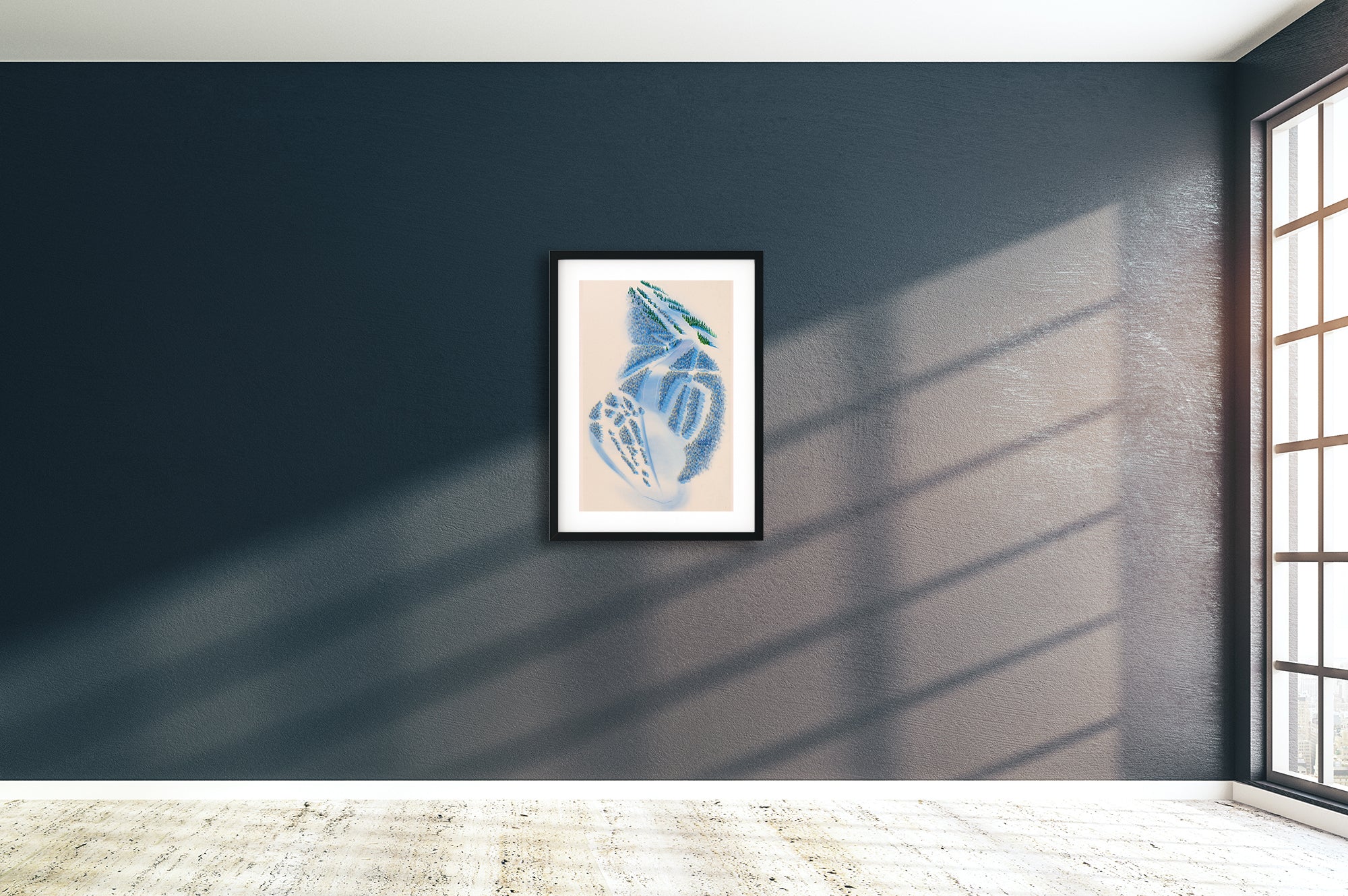 Original Olympic Downhill and Slalom 2000 Paintings