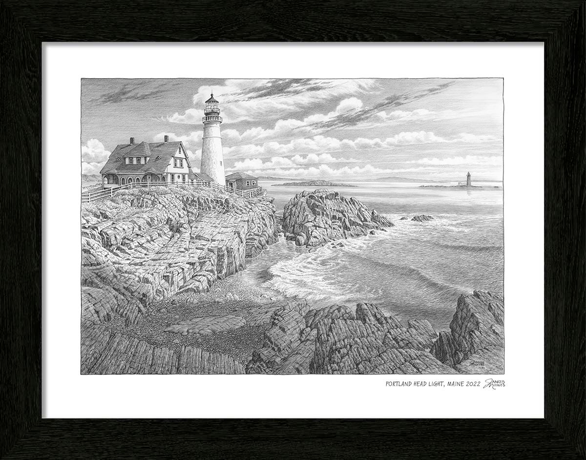 Portland Head Light Sketch