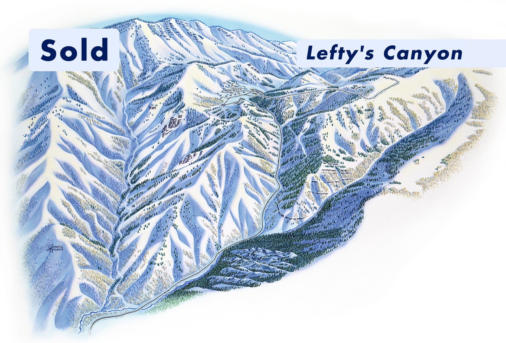 Original Powder Mountain 2011 Paintings