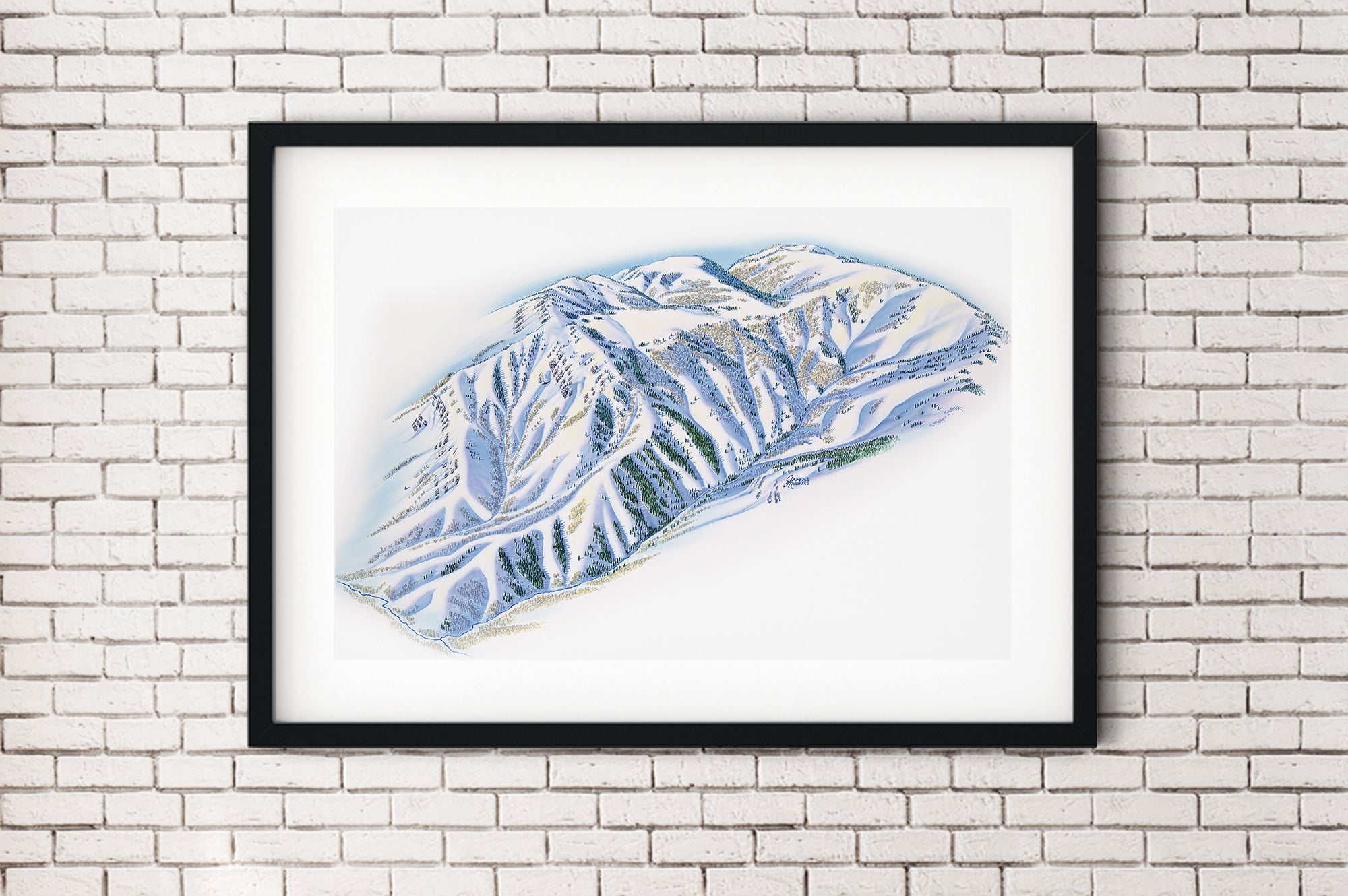 Original Powder Mountain 2011 Paintings