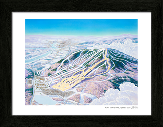 Mont Sainte Anne Ski Map