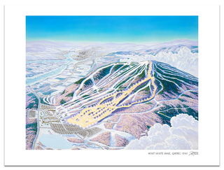 Mont Sainte Anne Ski Map