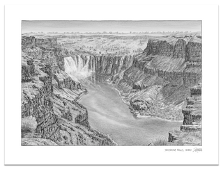 Shoshone Falls Sketch