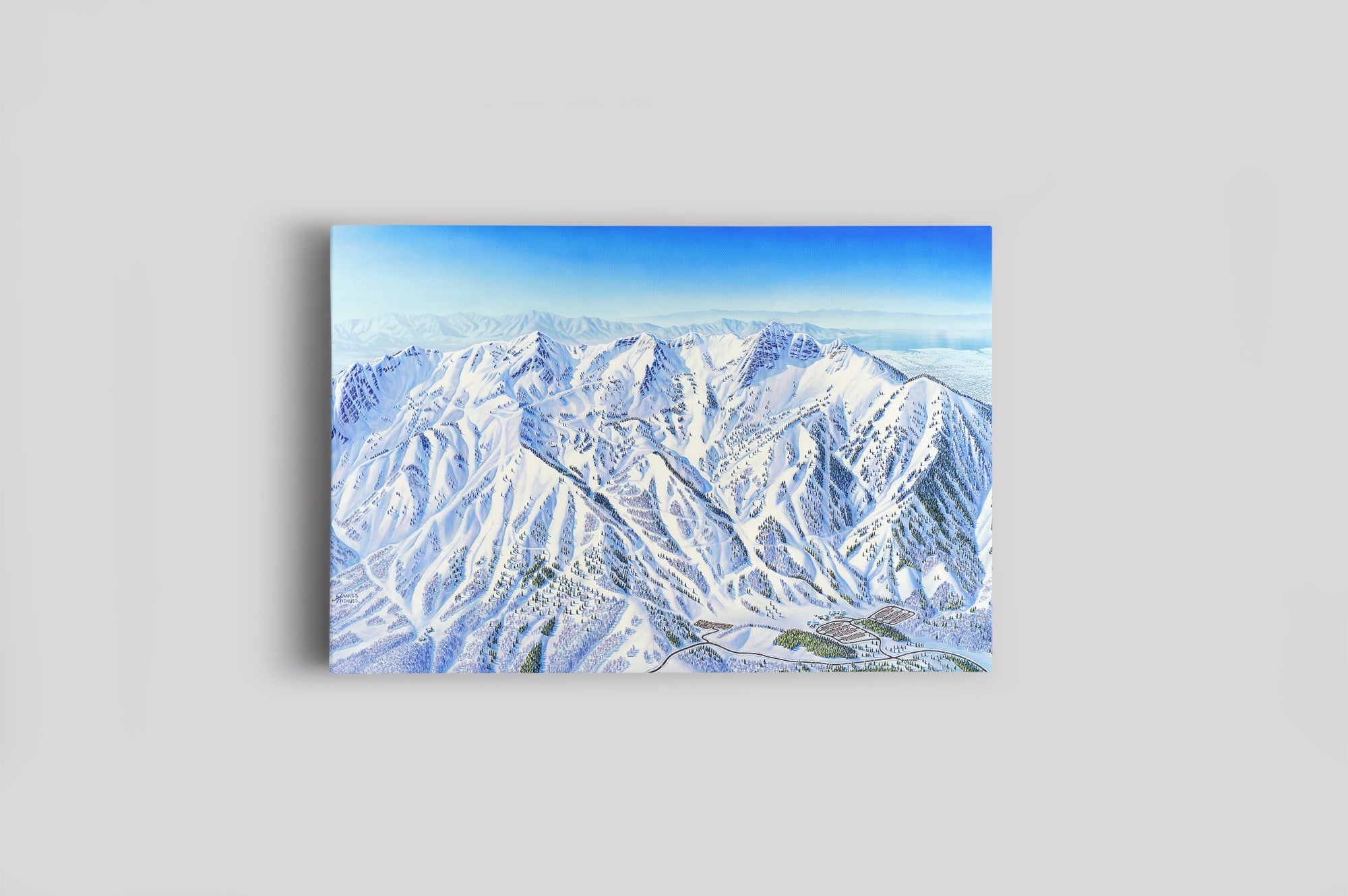 Signed Limited Edition 2005 Snowbasin Canvas