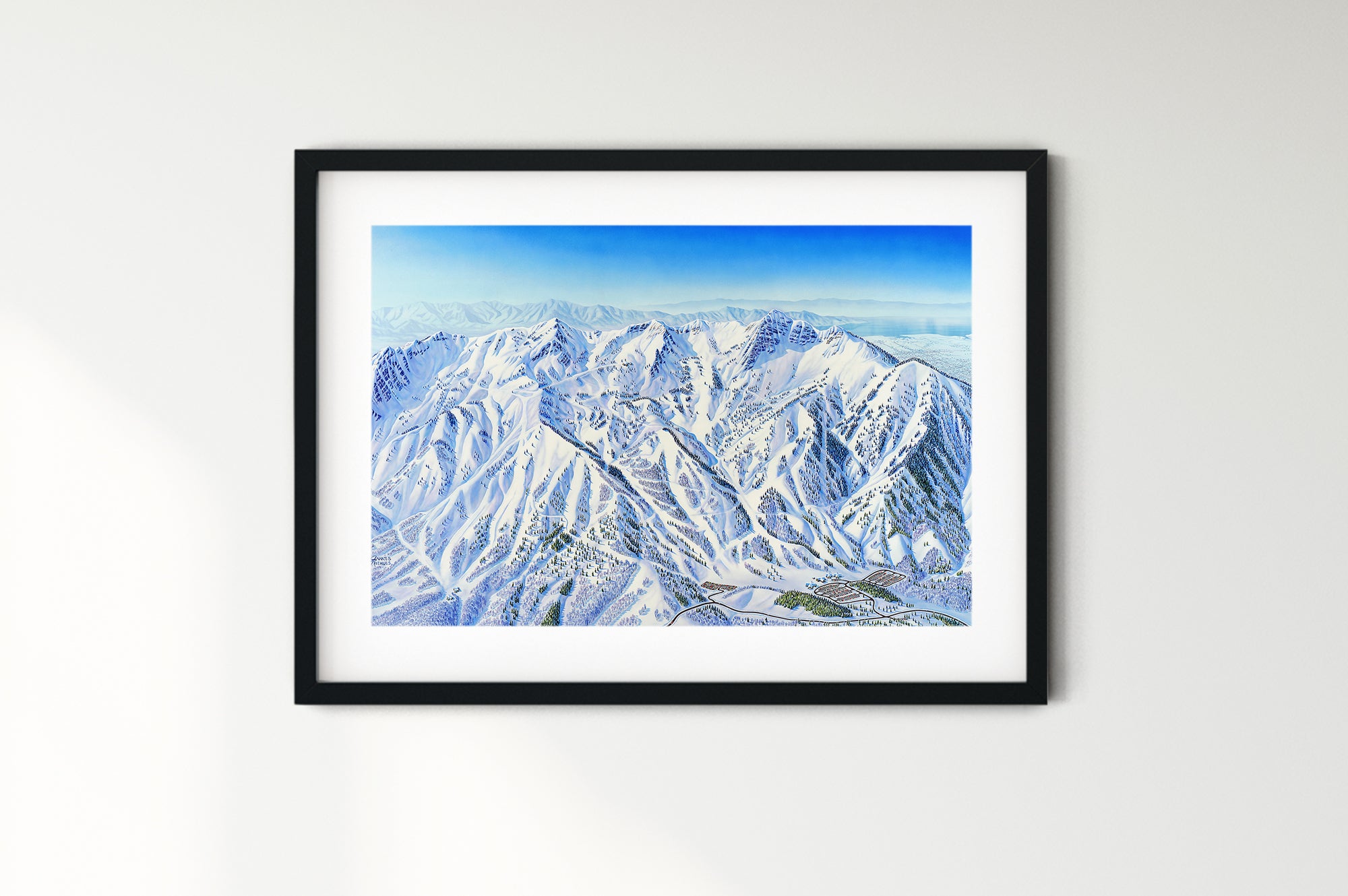 Original Snowbasin 2005 Painting