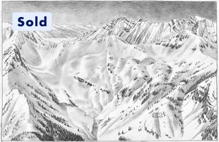 Original Snowbird Mineral Basin 1997 Sketch
