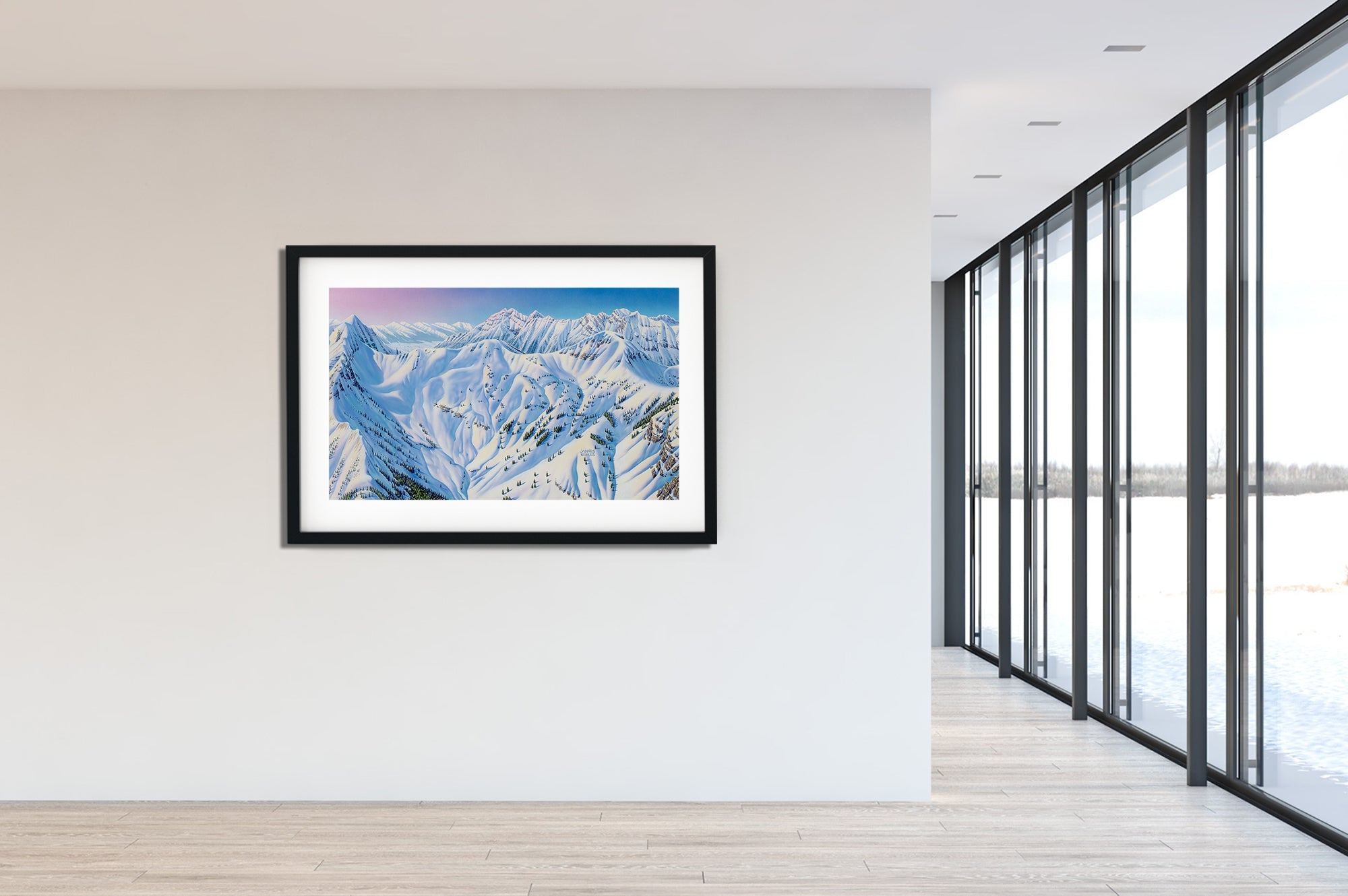 Original Snowbird Mineral Basin Painting