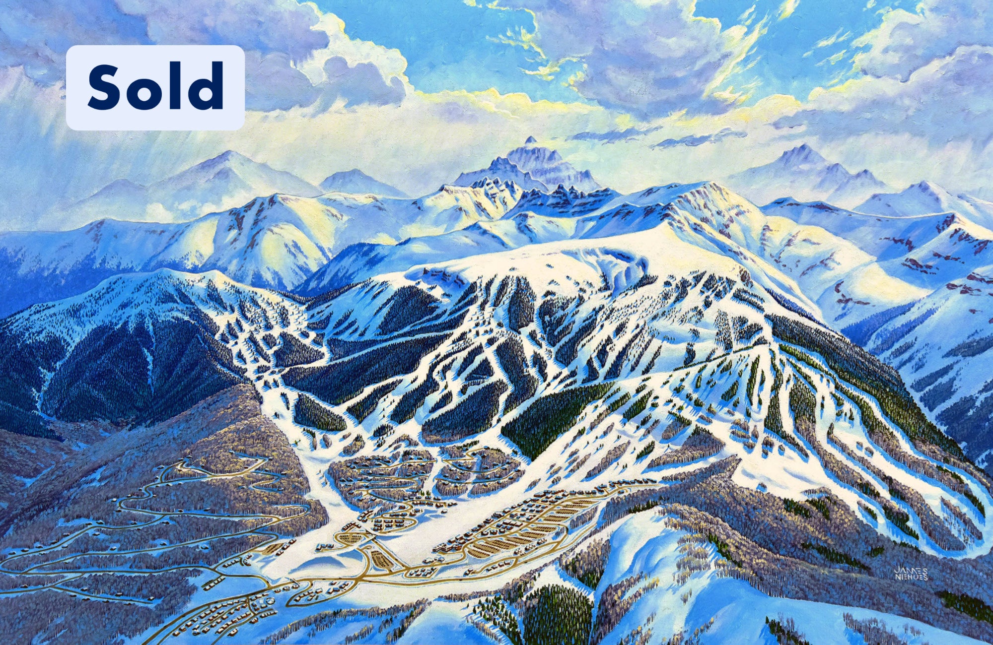 Original Snowmass 1991 Painting
