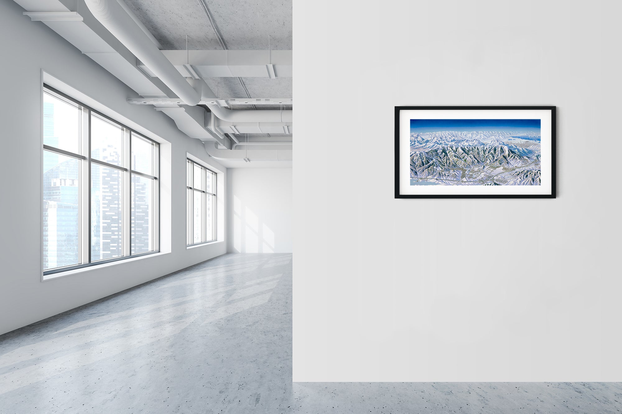 Original Summit County Utah Winter Painting