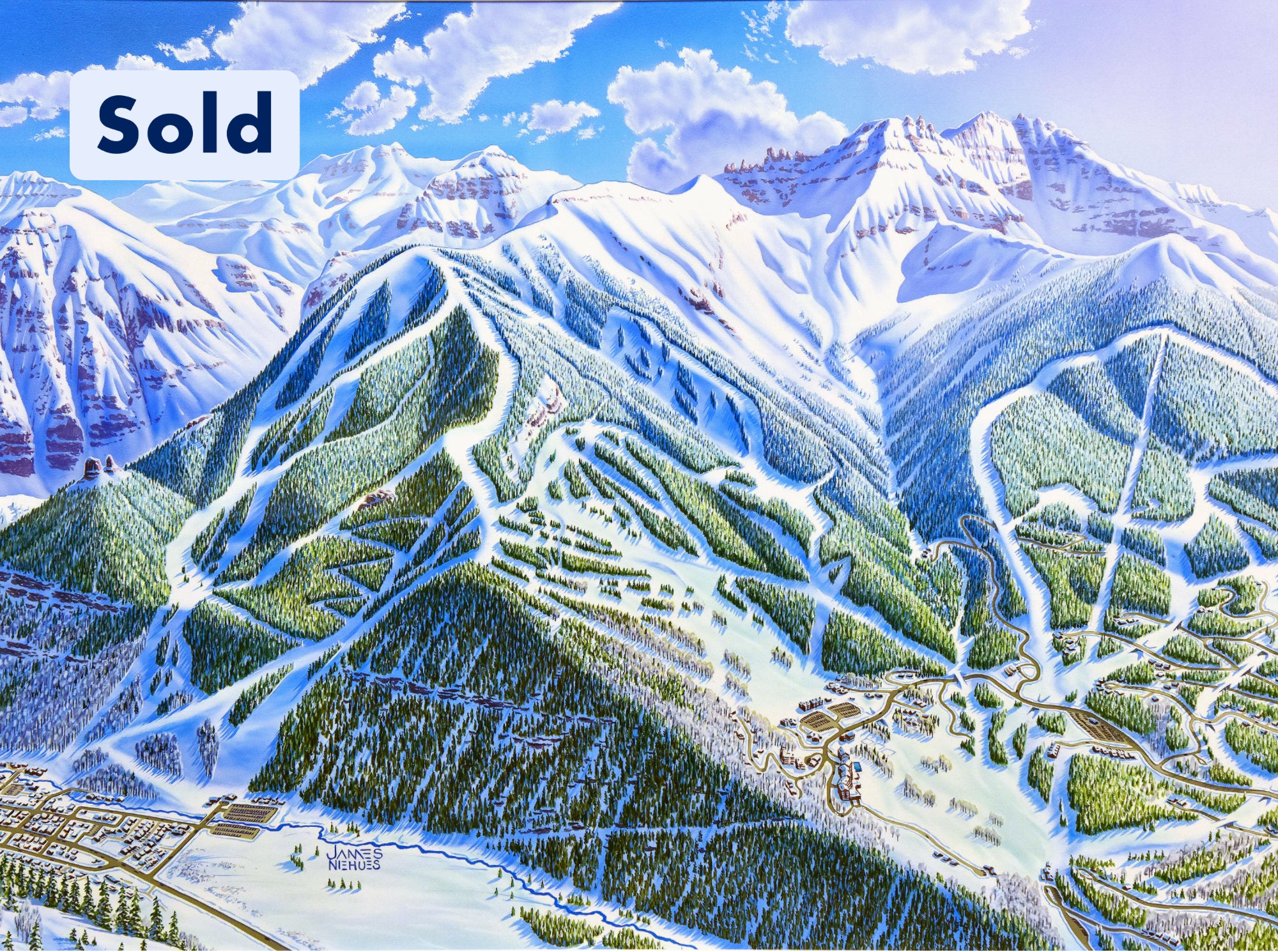 Original Telluride 1994 Painting