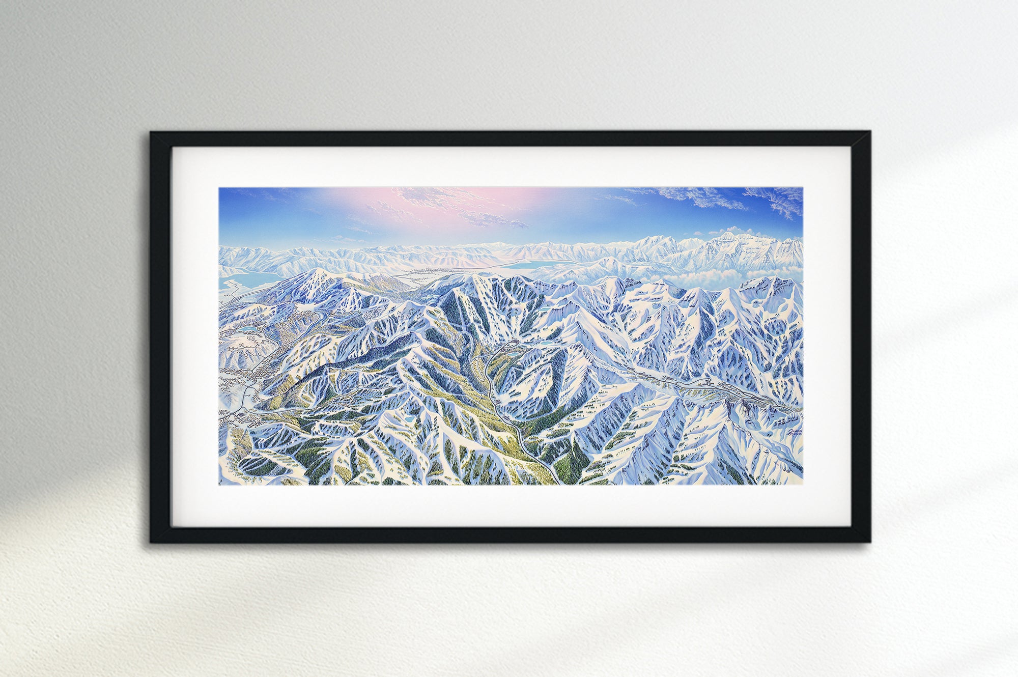 Original Park City and Cottonwoods Painting