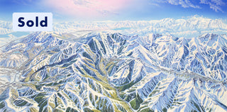 Original Park City and Cottonwoods Painting