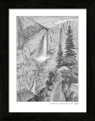 Yosemite Falls Sketch