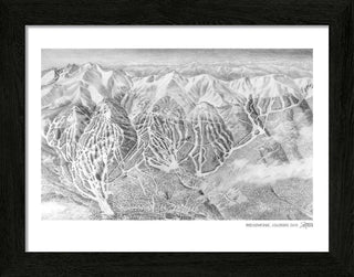 Breckenridge Ski Map Sketch