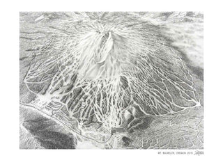 Mt Bachelor Sketch