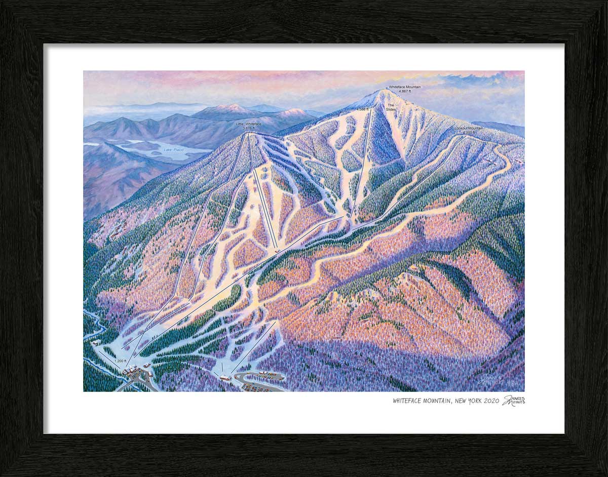 Whiteface Mountain Ski Map