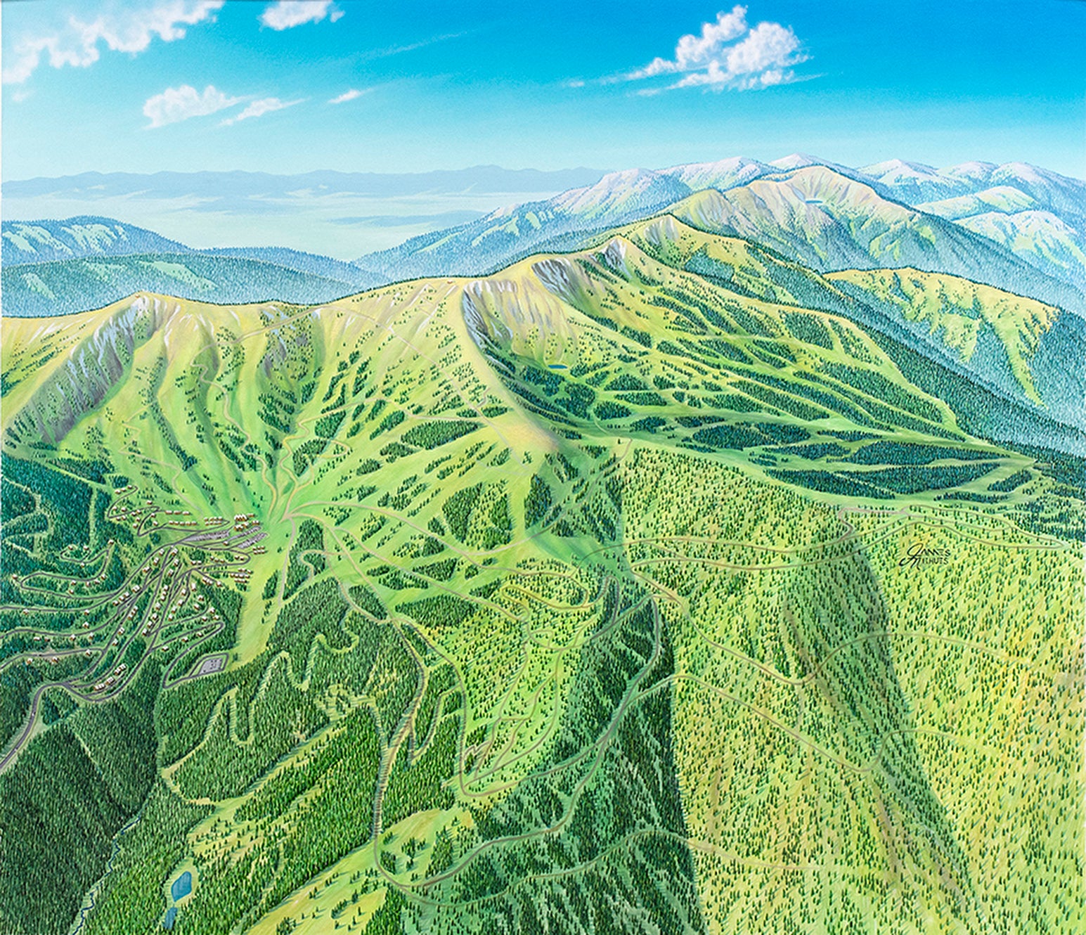 Original Schweitzer 2006 Summer Painting