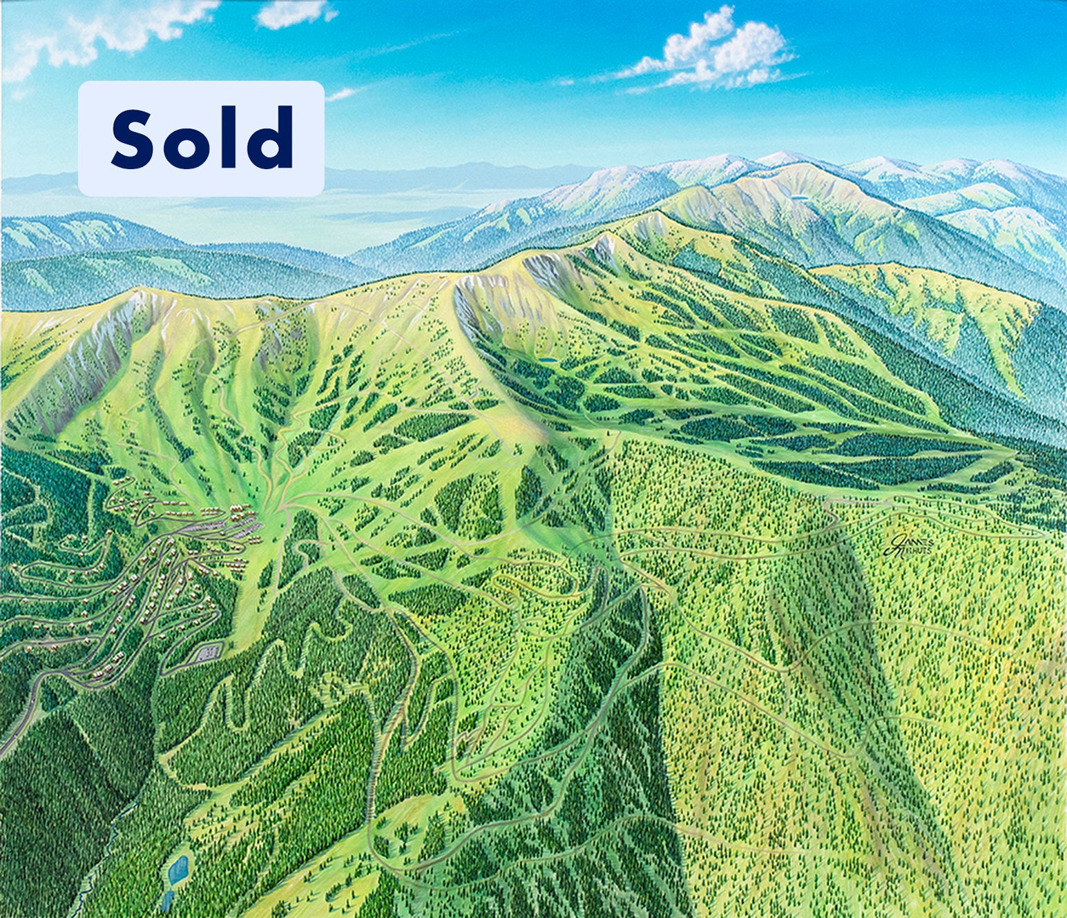 Original Schweitzer 2006 Summer Painting