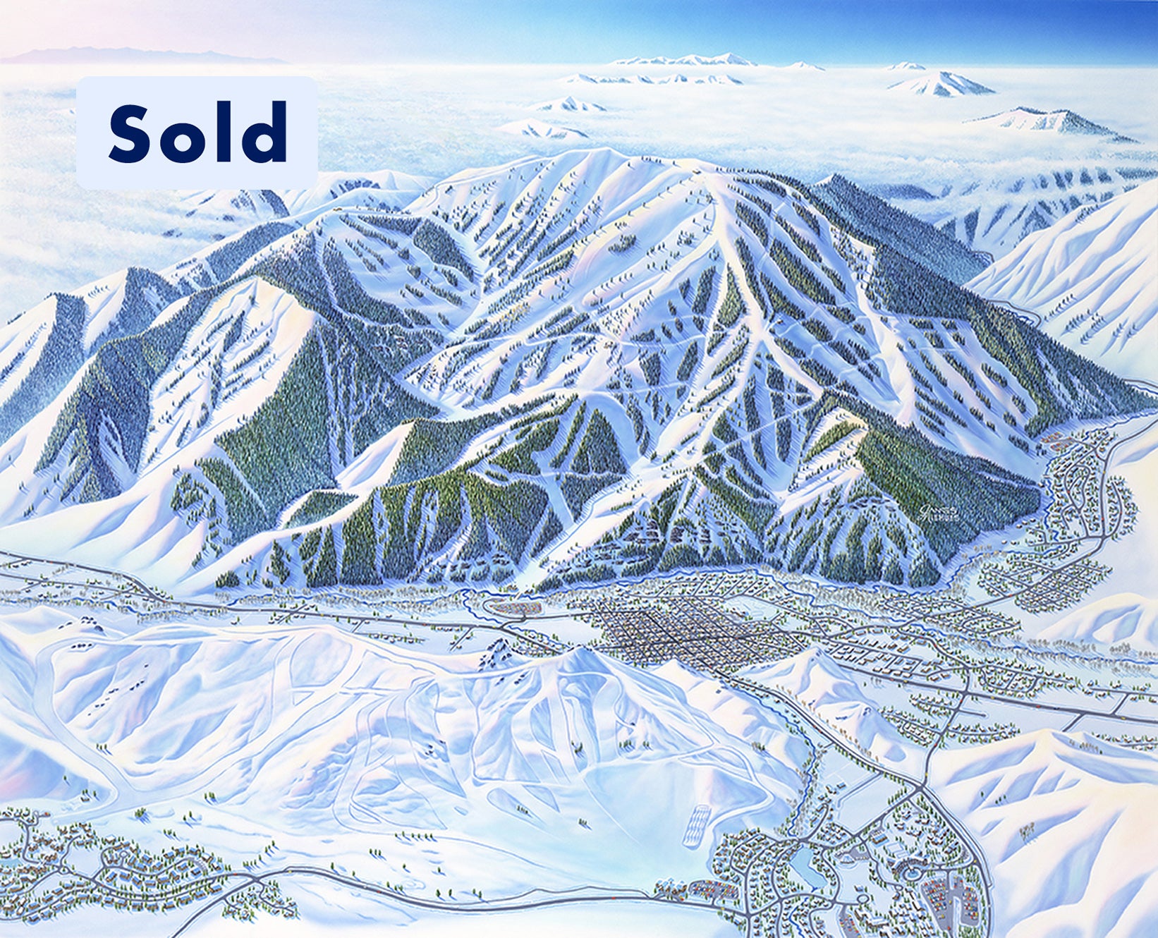 Original Sun Valley 2011 Painting