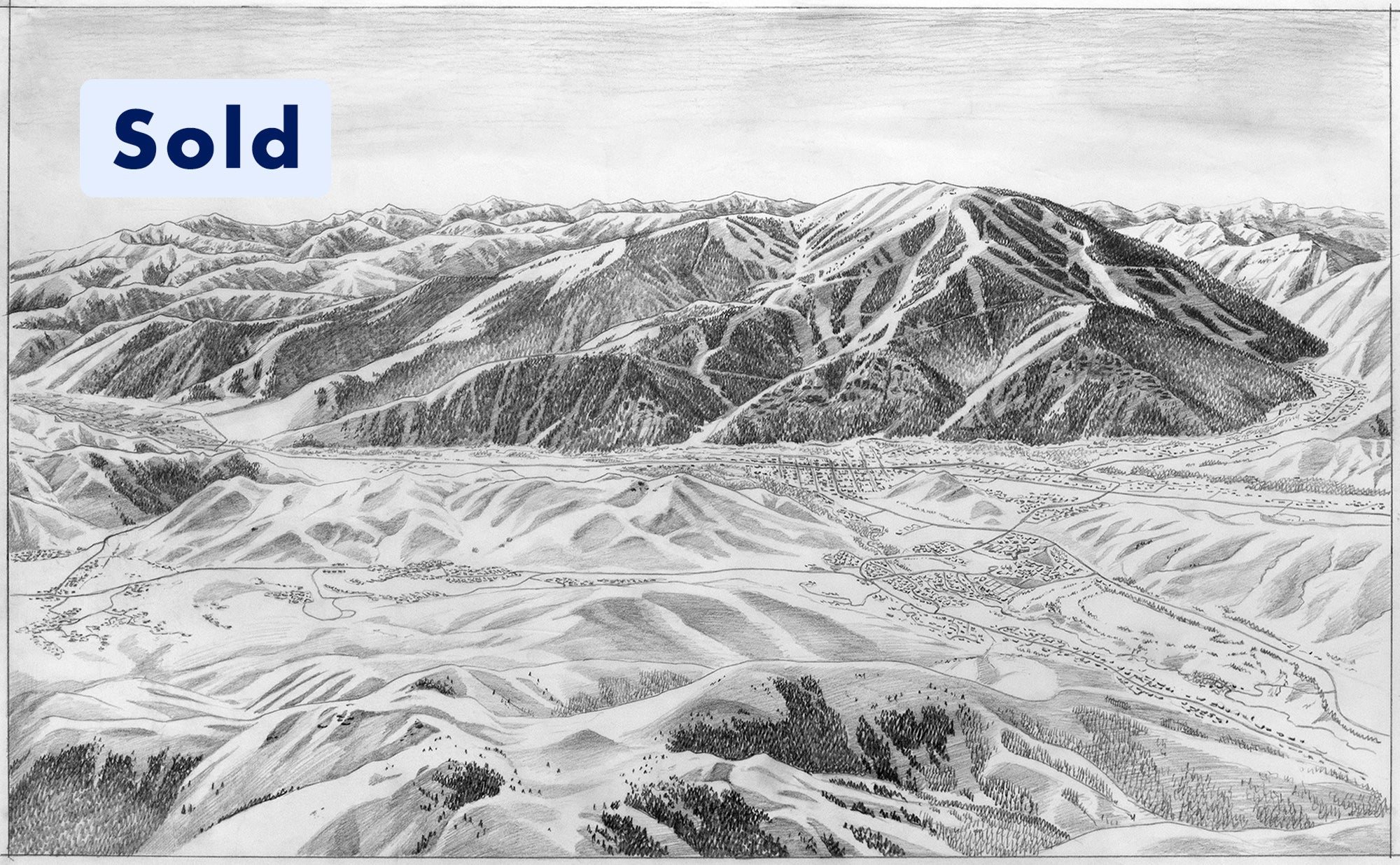 Original Sun Valley 1993 Sketch