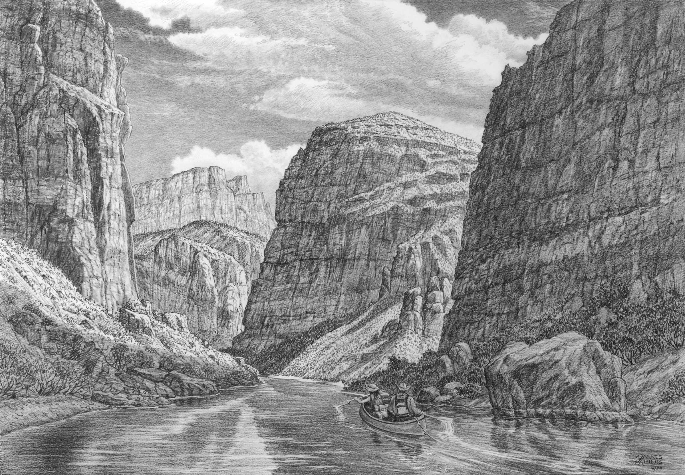 Boquillas Canyon Sketch