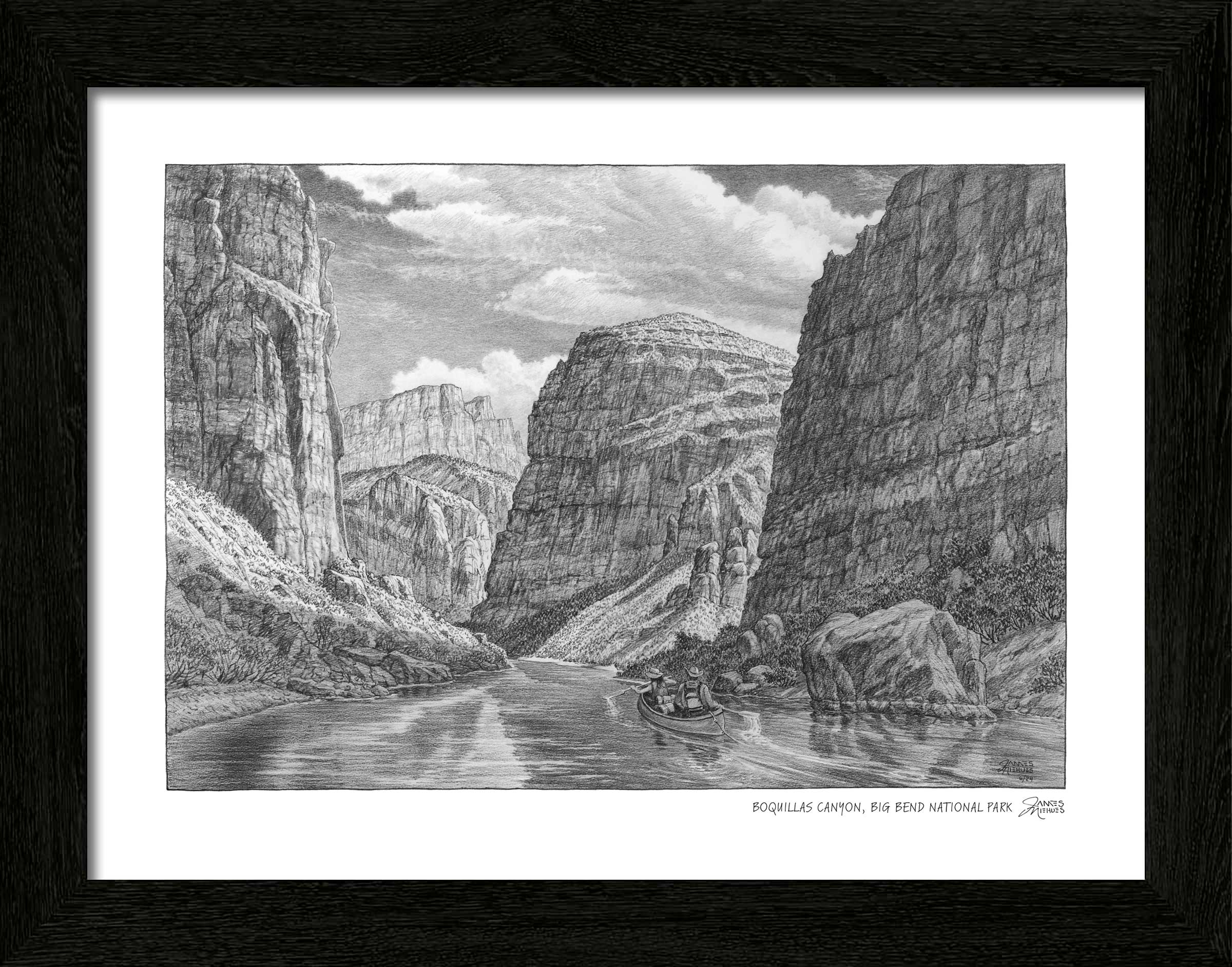 Boquillas Canyon Sketch