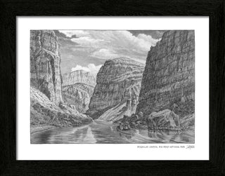 Boquillas Canyon Sketch