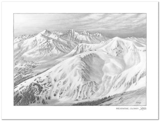 Breckenridge Colorado Sketch