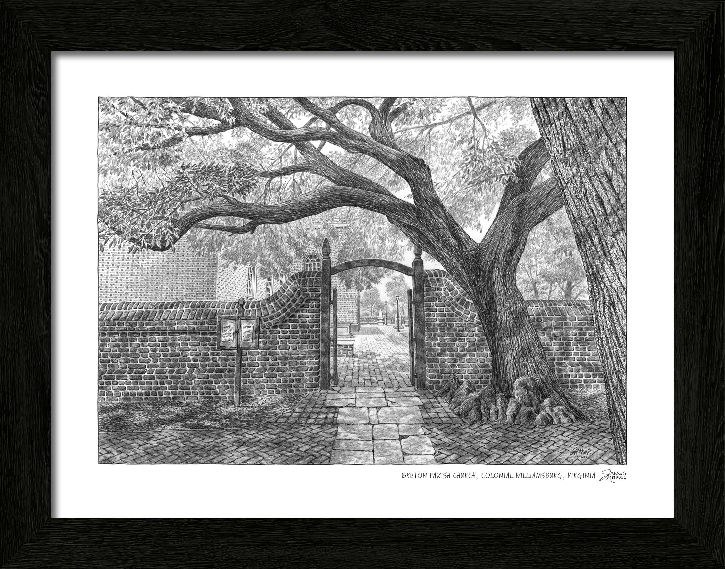 Colonial Williamsburg Sketch