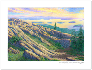 Cadillac Mountain Sketch