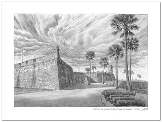 Castillo de San Marcos National Monument Sketch