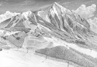 Crested Butte Colorado Sketch