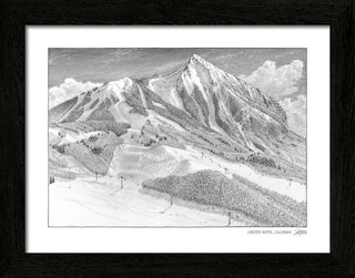 Crested Butte Colorado Sketch
